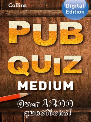 cover image of Collins Pub Quiz (Medium)